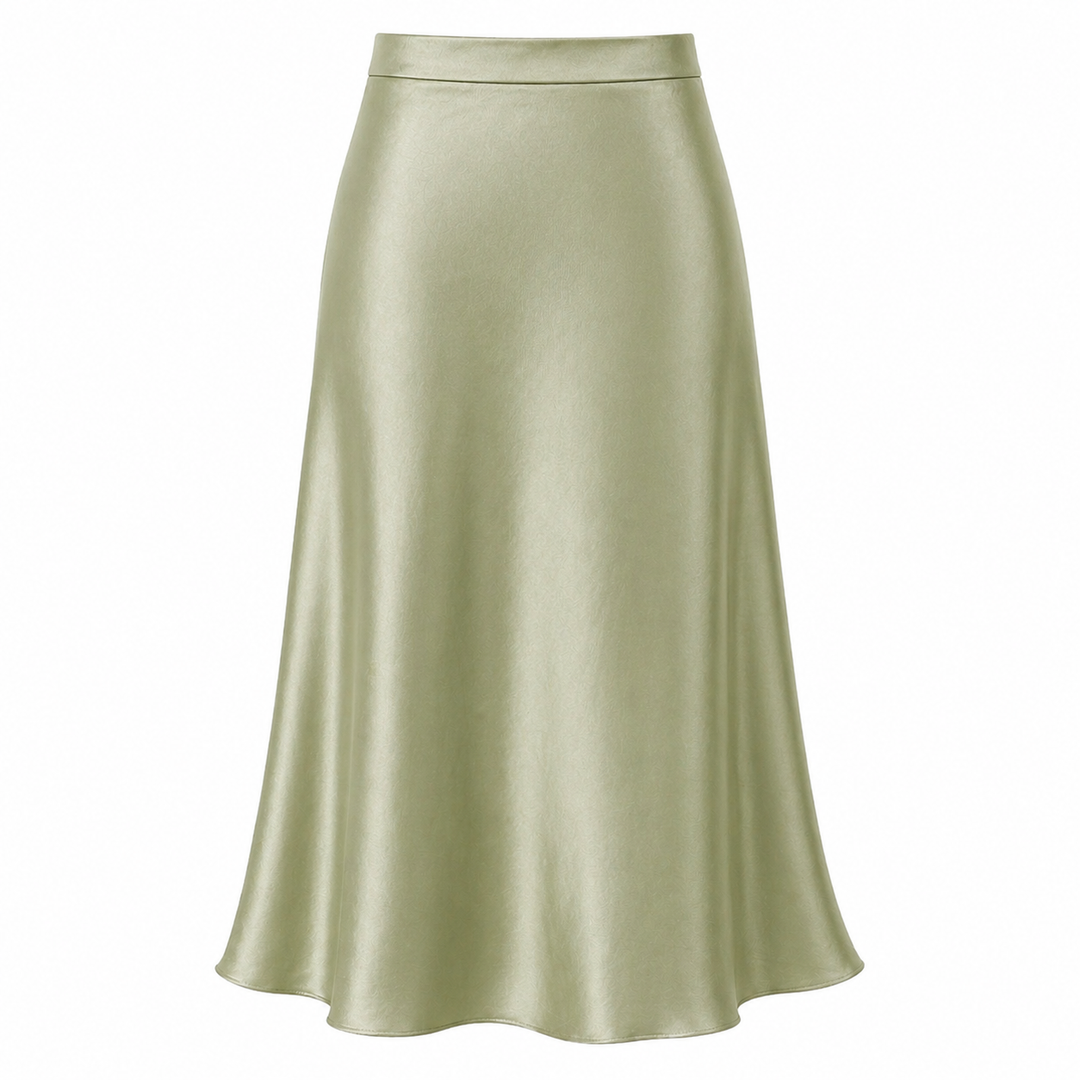 High Waist Midi Skirt | Fluid Style | Comfortable Fit