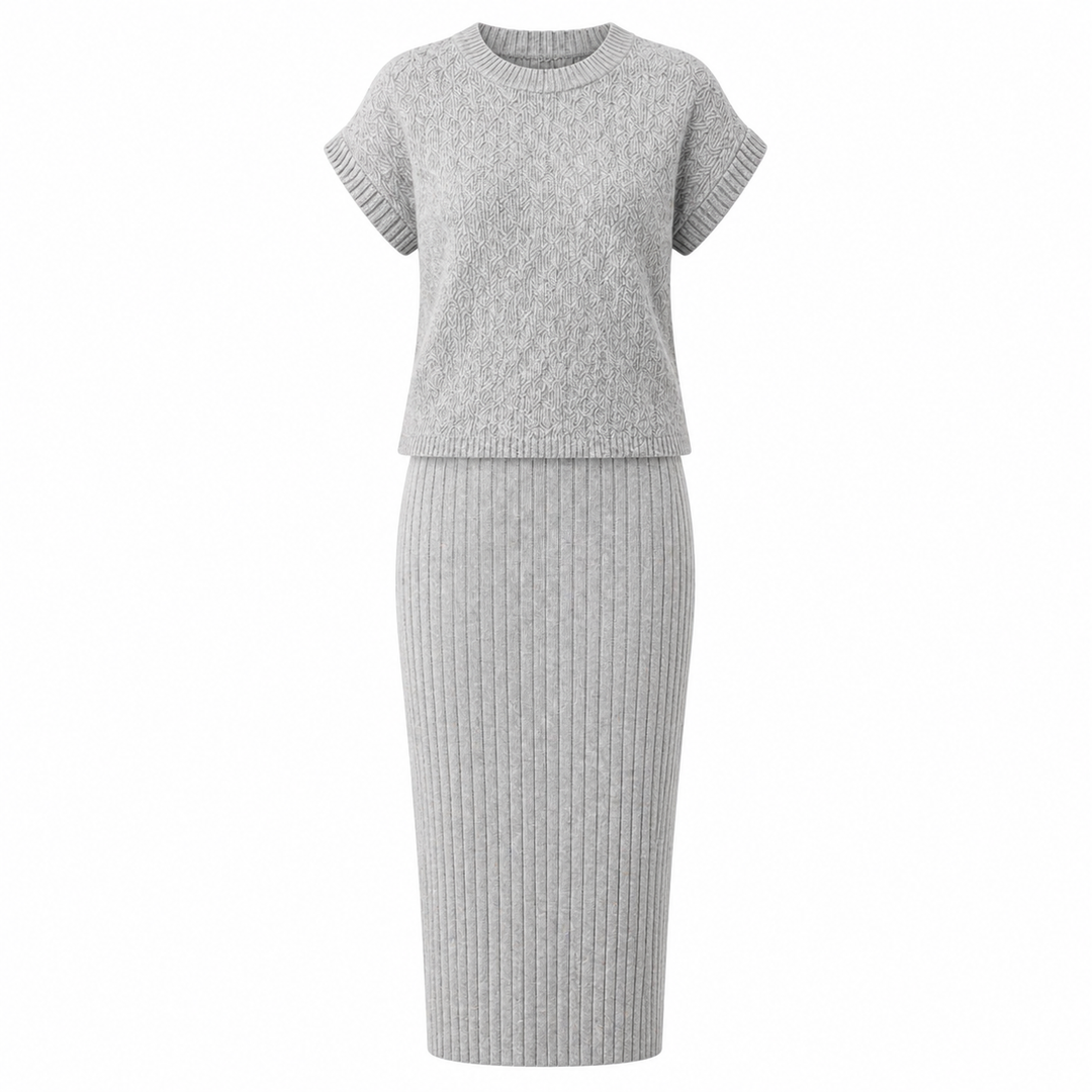 Knit Midi Set | Casual Elegance | Modern Comfort
