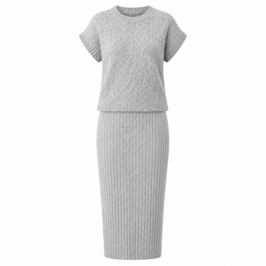 Knit Midi Set | Casual Elegance | Modern Comfort