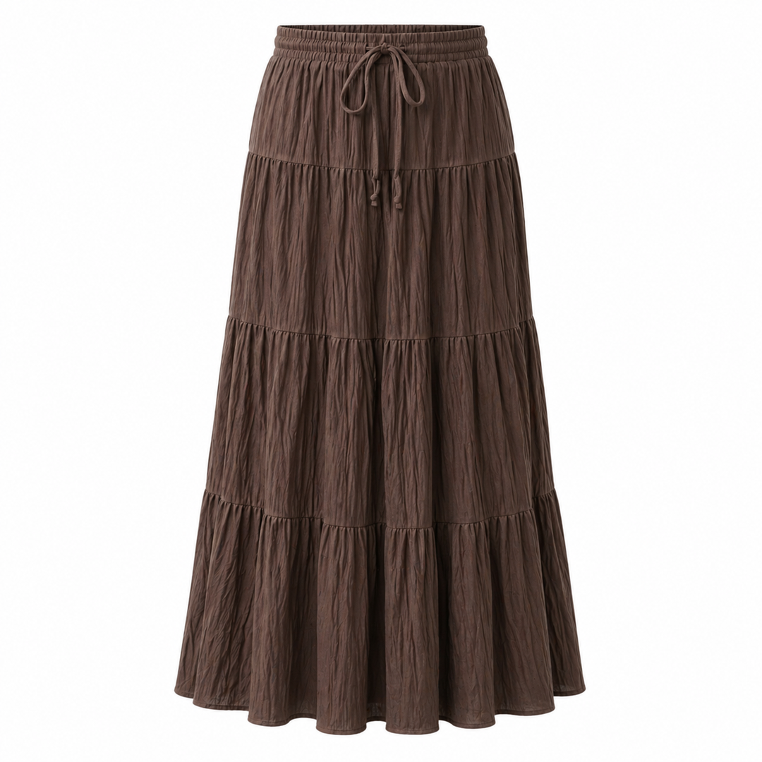 Maxi Skirt | Women's High Waist Pleated Skirt | Comfortable