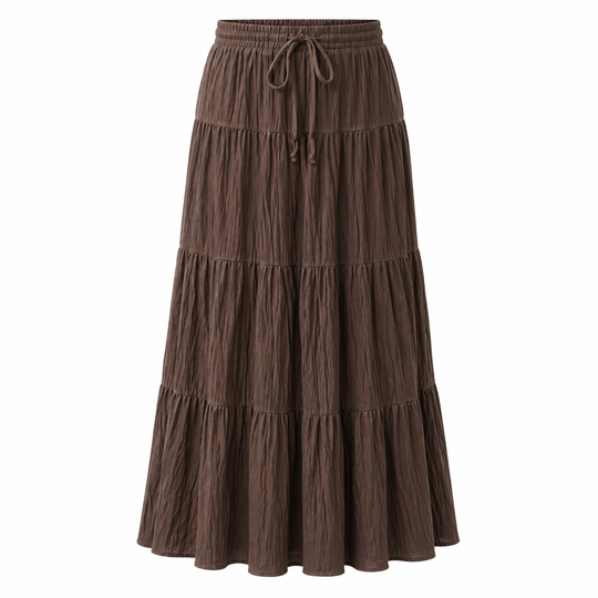 Maxi Skirt | Women's High Waist Pleated Skirt | Comfortable