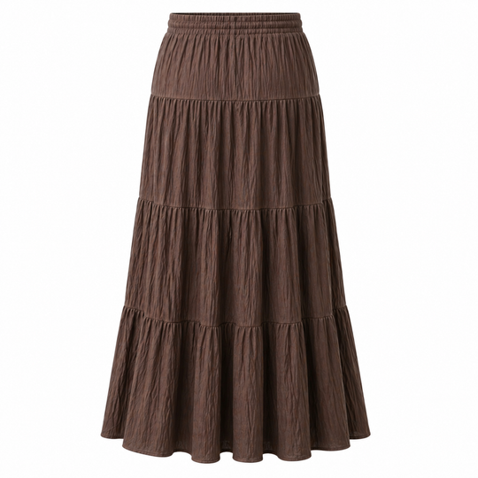 Maxi Skirt | Women's High Waist Pleated Skirt | Comfortable