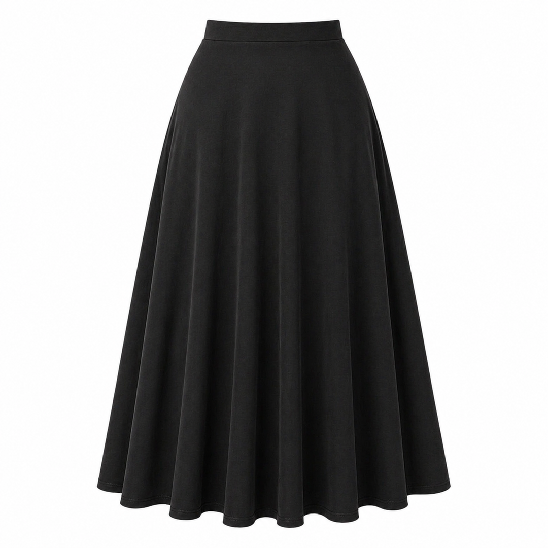 Women's Maxi Skirt | Black Casual Design | Stylish