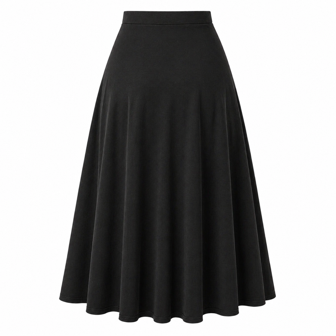 Women's Maxi Skirt | Black Casual Design | Stylish