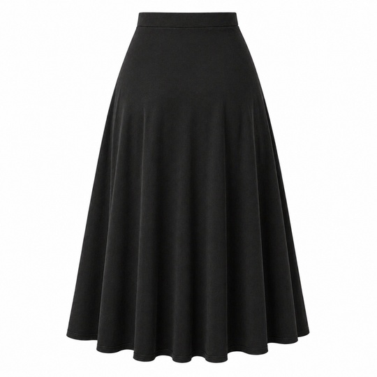 Women's Maxi Skirt | Black Casual Design | Stylish