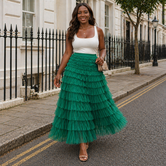 Maxi Skirt | Romantic Tulle | Elegant Design