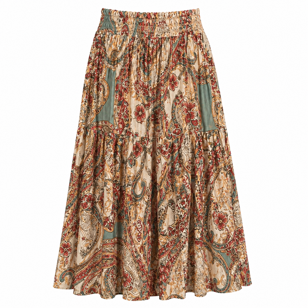 Maxi Skirt | Long Cotton Design | Comfortable Fit