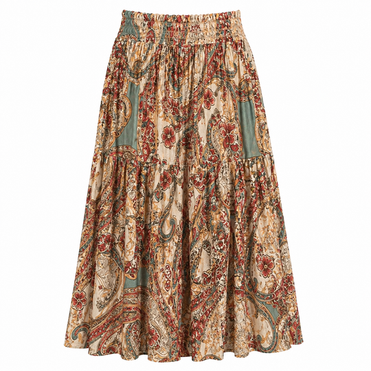 Maxi Skirt | Long Cotton Design | Comfortable Fit
