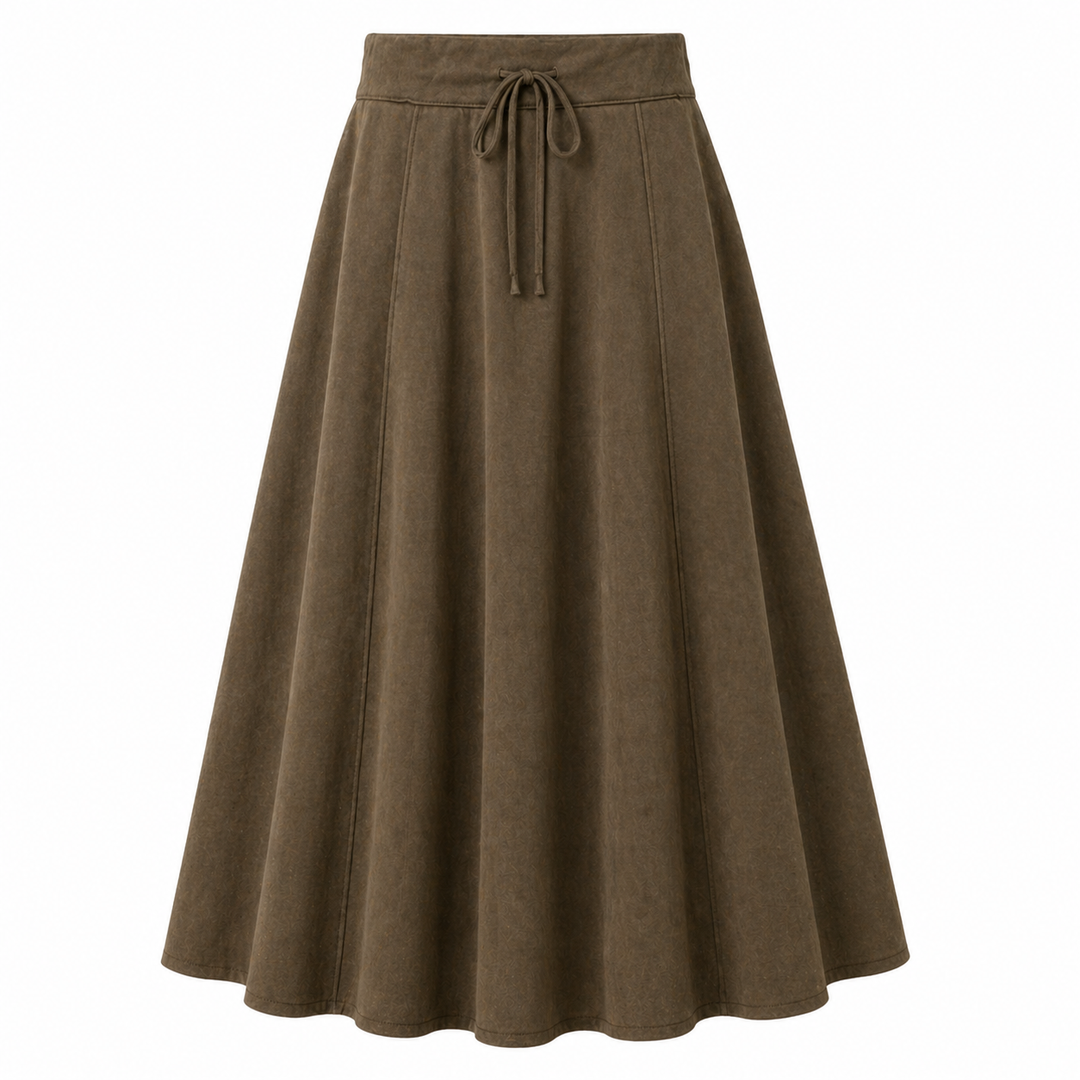 Women's Maxi Skirt | Practical Drawstring | Soft Material