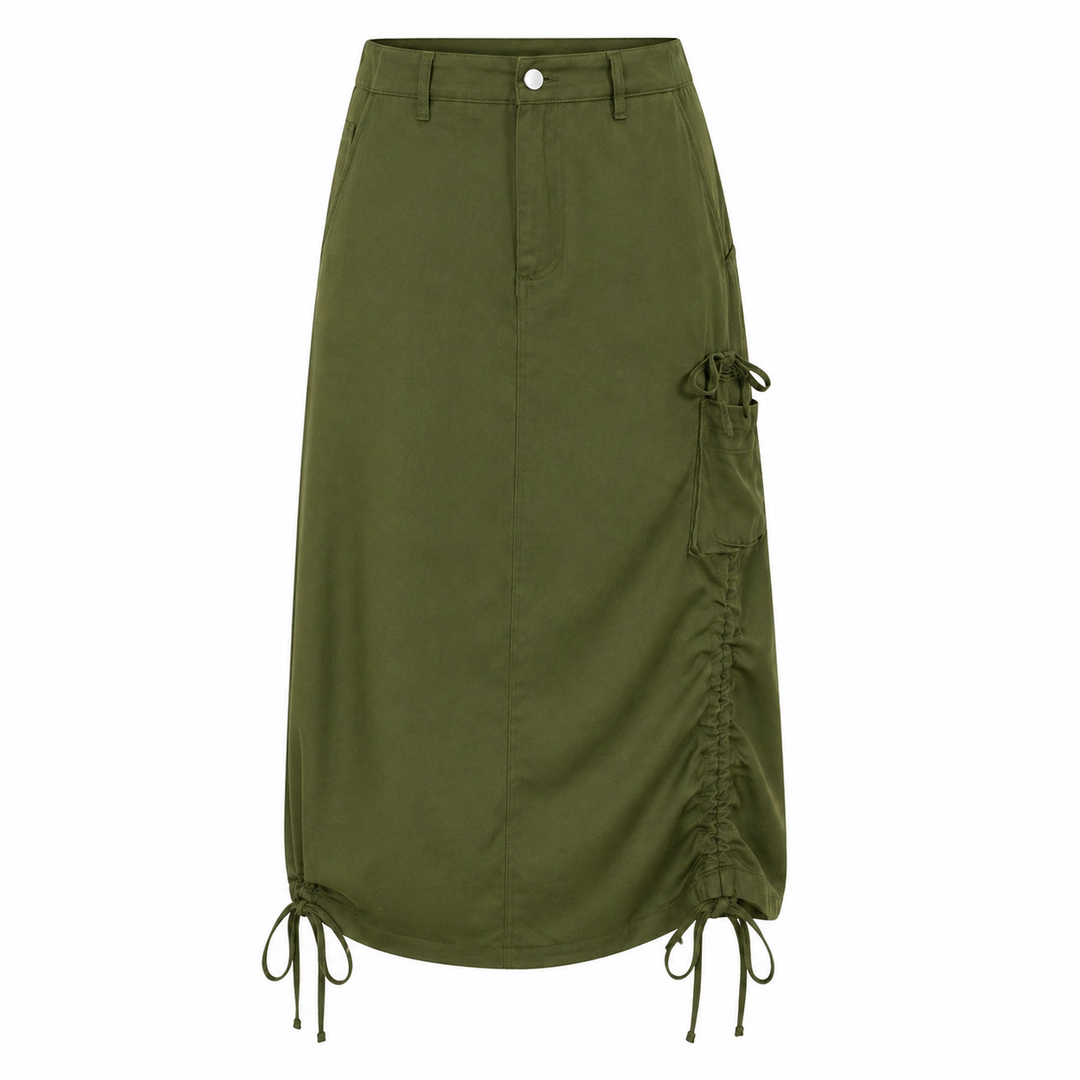 Midi Utility Skirt | Versatile Design | Premium Fabric