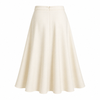 Women's Pleated Maxi Skirt, Flowing Fabric, Regular Fit, Casual Dressy