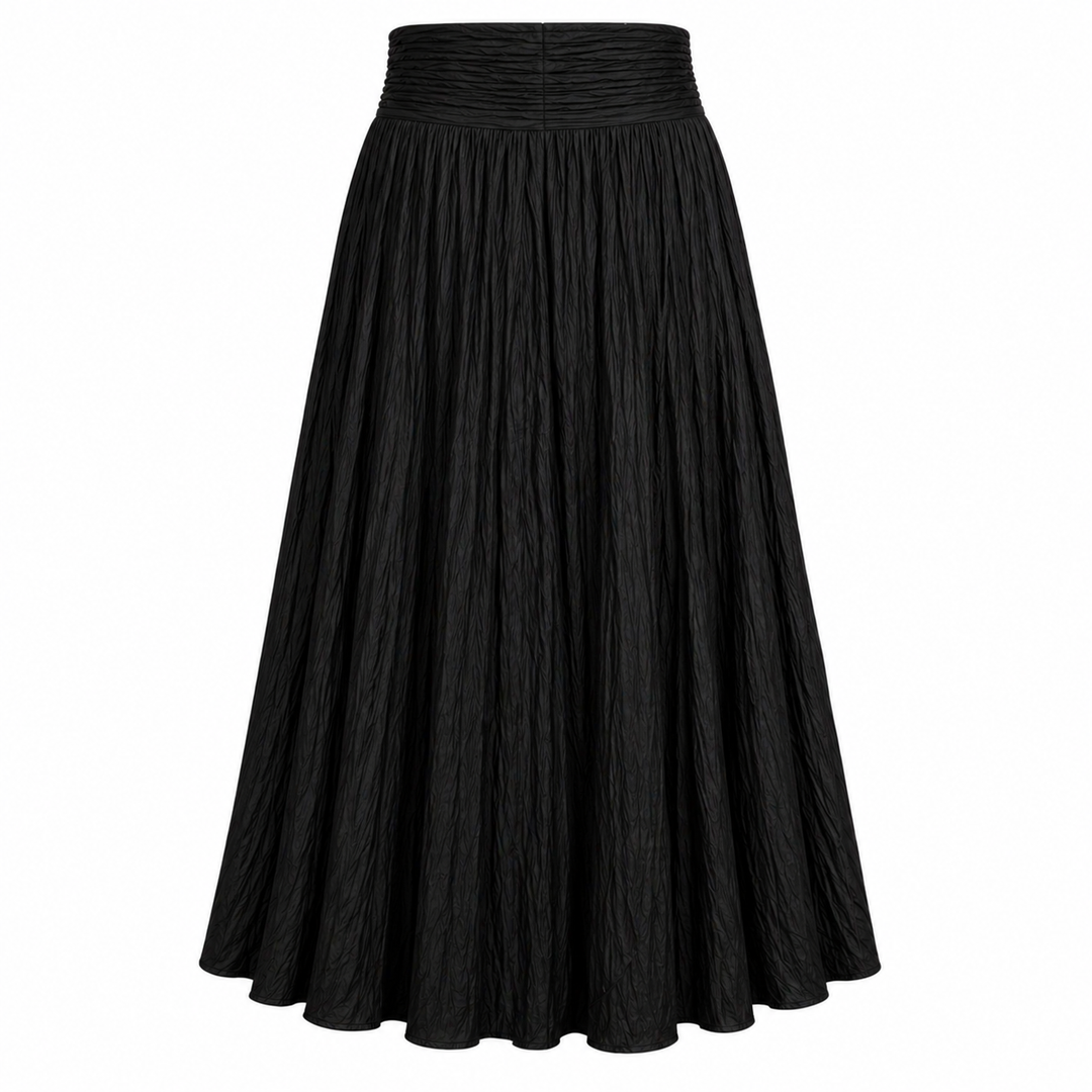 Maxi Skirt | High Waist, Pleated | Plus Shirt