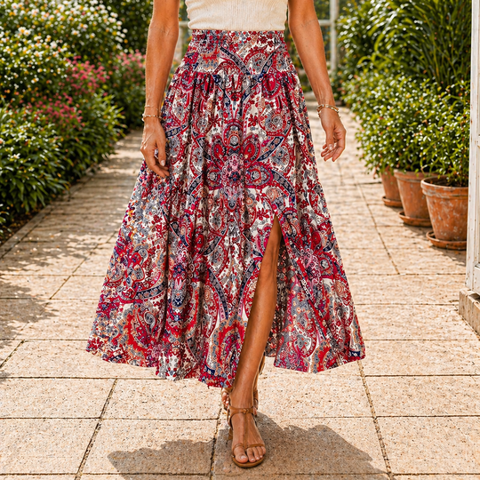 Maxi Skirt Long Cotton Design Comfortable Fit