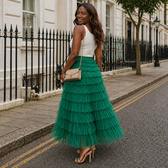 Maxi Skirt | Romantic Tulle | Elegant Design