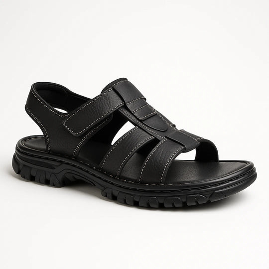 Orthopedic Sandals | Men's Breathable Leather | Supportive Comfort