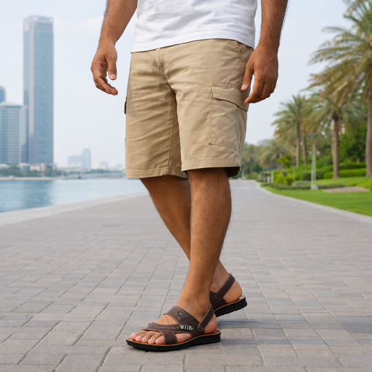 Henrik men's orthopedic sandals with adjustable arch support
