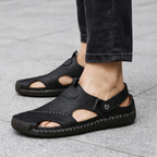 Men's Leather Sandals Breathable Non-Slip