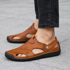 Men's Leather Sandals Breathable Non-Slip