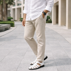 Alfie Men's Leather Sandals Slip On