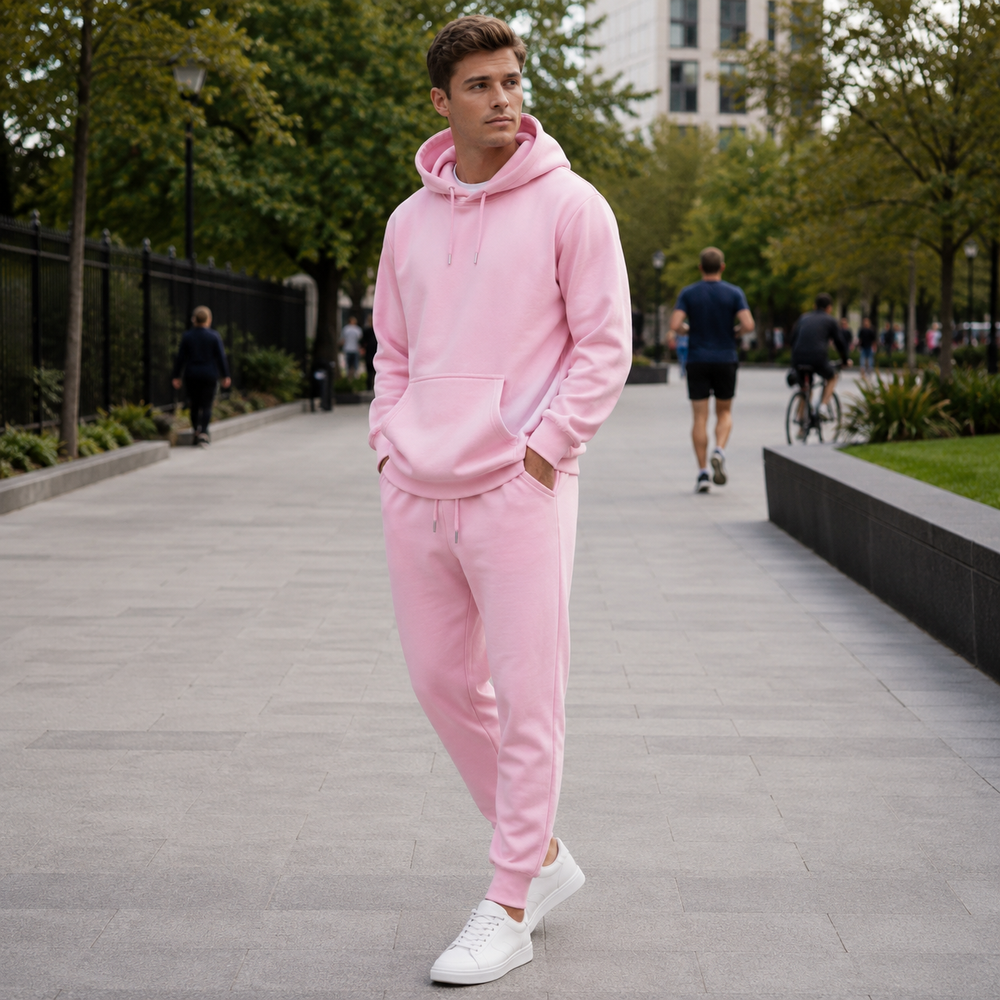 Men's Tracksuit Breathable Moisture-Wicking Pullover Joggers