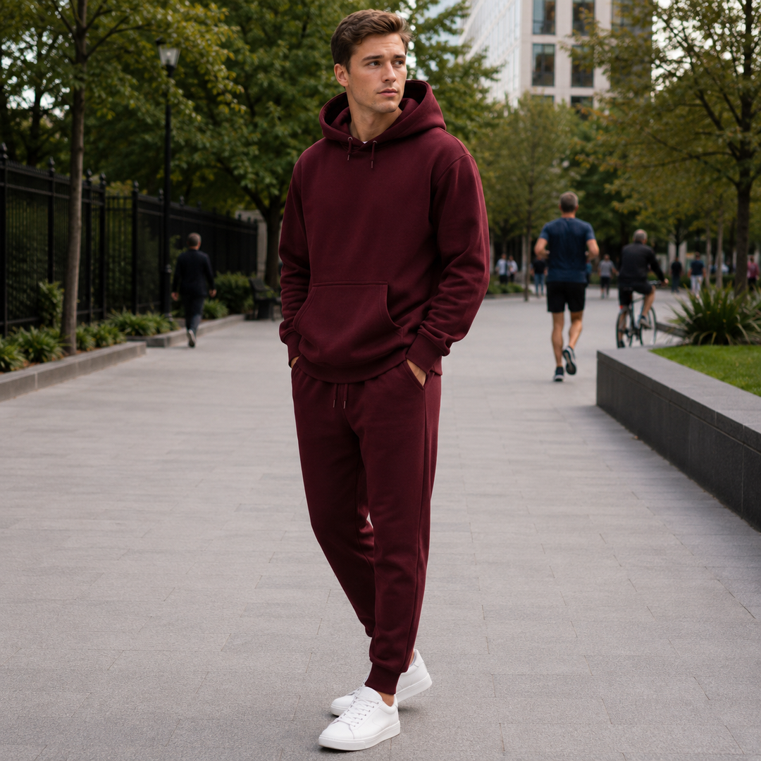 Men's Tracksuit Breathable Moisture-Wicking Pullover Joggers