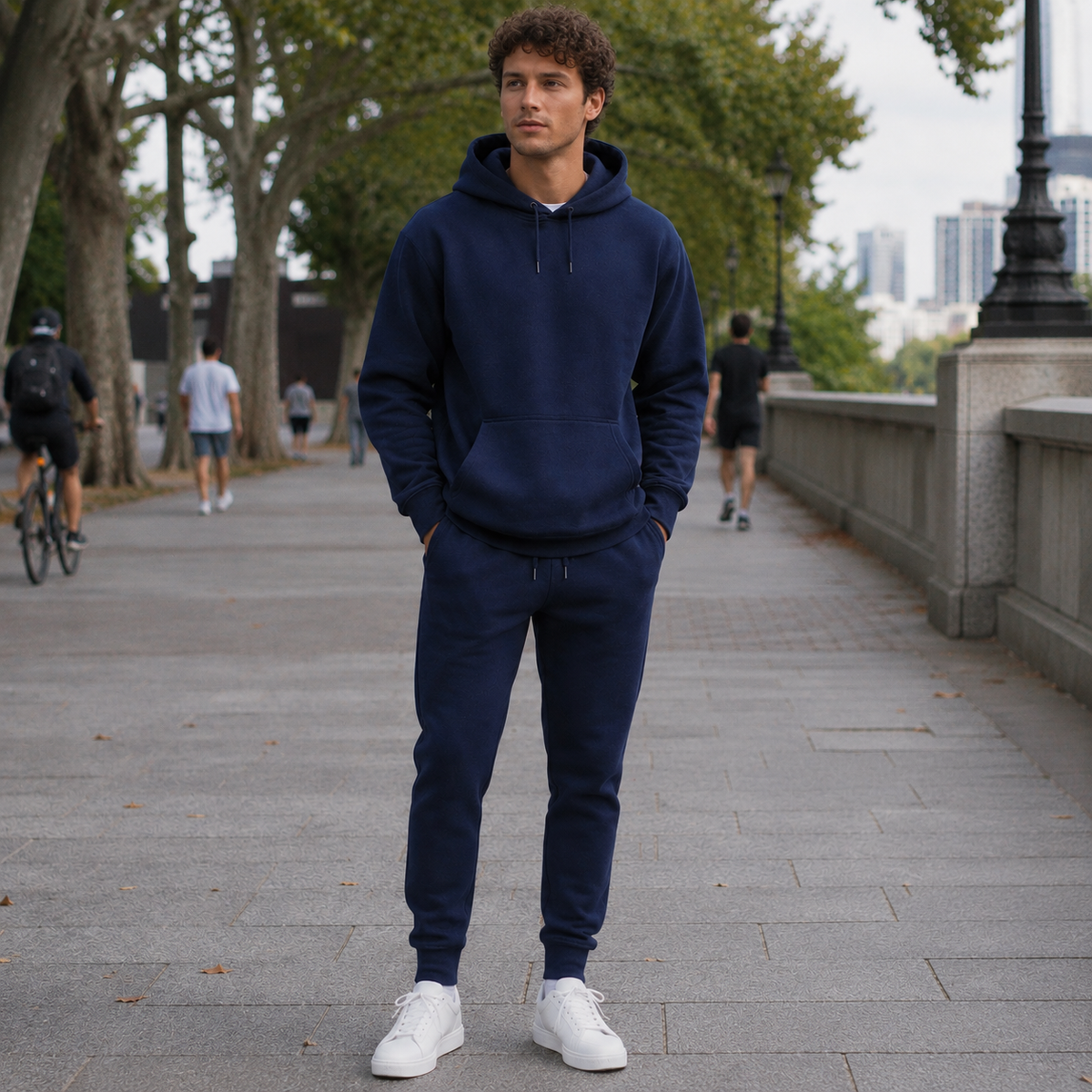 Men's Tracksuit Breathable Moisture-Wicking Pullover Joggers