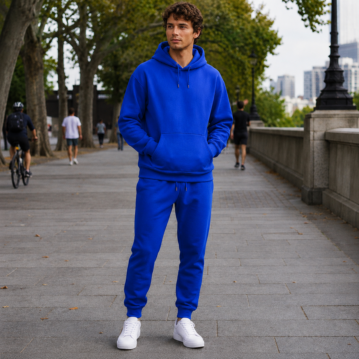 Men's Tracksuit Breathable Moisture-Wicking Pullover Joggers