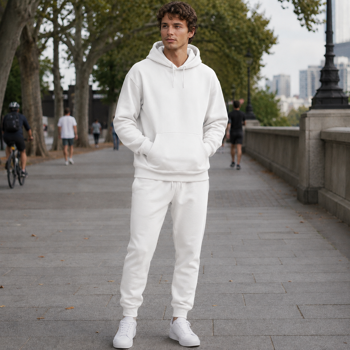 Men's Tracksuit Breathable Moisture-Wicking Pullover Joggers