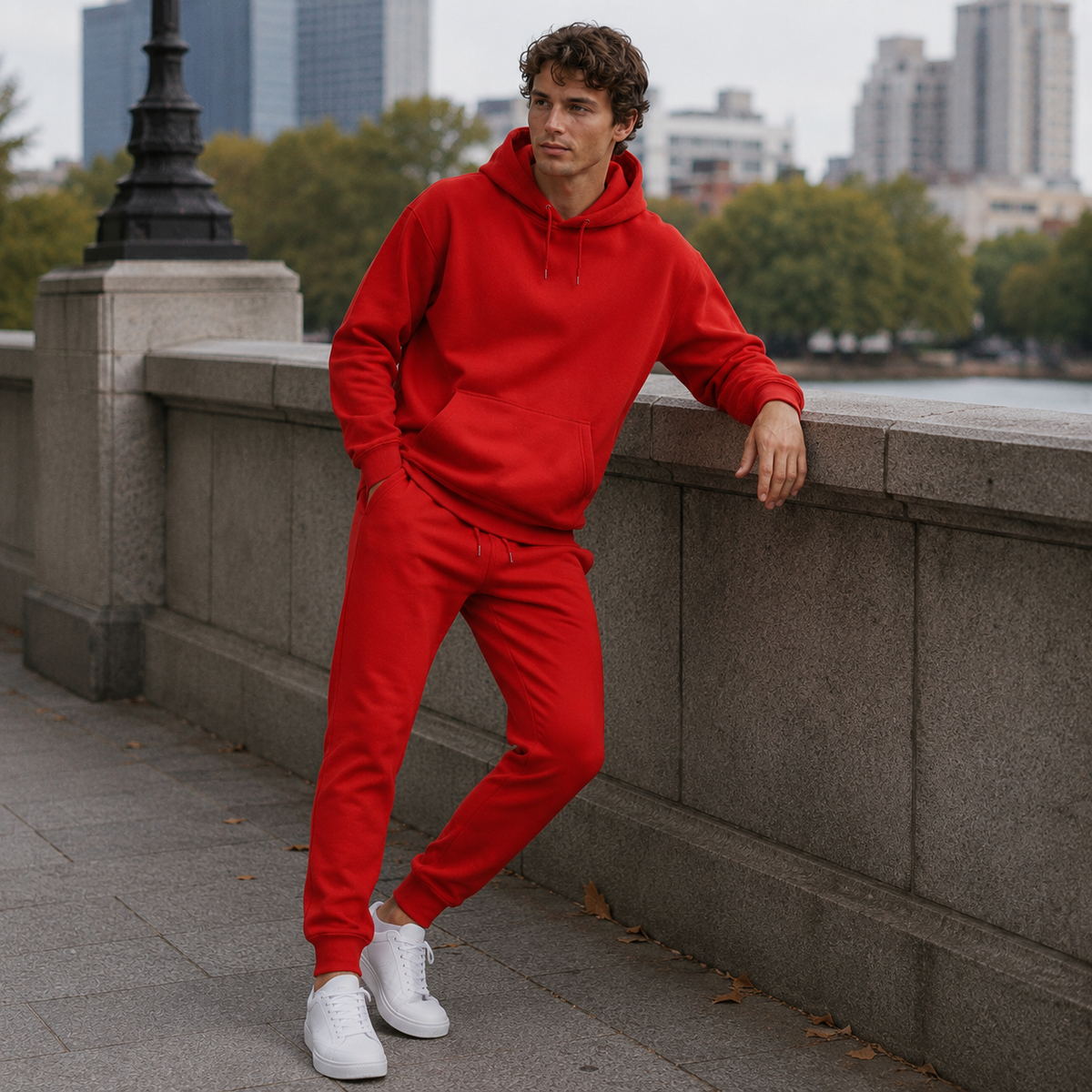 Men's Tracksuit Breathable Moisture-Wicking Pullover Joggers