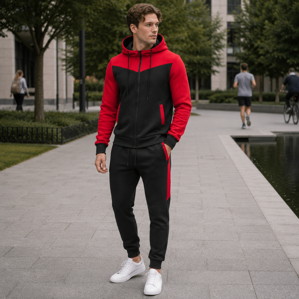 Men's Tracksuit Breathable Loose Fit Casual
