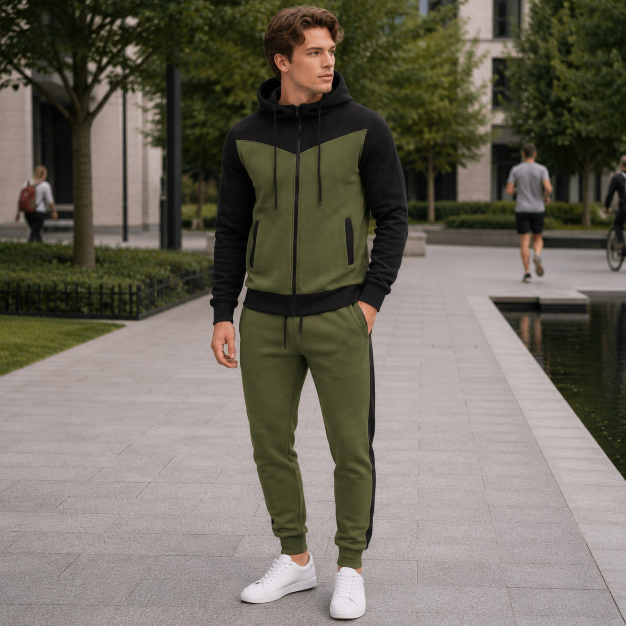 Men's Tracksuit Breathable Loose Fit Casual