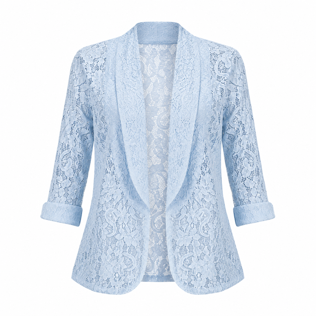Women's Lace Cardigan Long Sleeve Open Front Spring Summer
