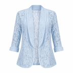 Women's Lace Cardigan Long Sleeve Open Front Spring Summer