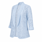 Women's Lace Cardigan Long Sleeve Open Front Spring Summer