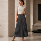 Polyester Maxi Skirt with Regular Fit for All Seasons