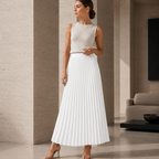 Polyester Maxi Skirt with Regular Fit for All Seasons