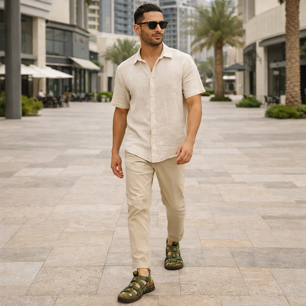 Men's breathable summer sandals in lightweight comfort
