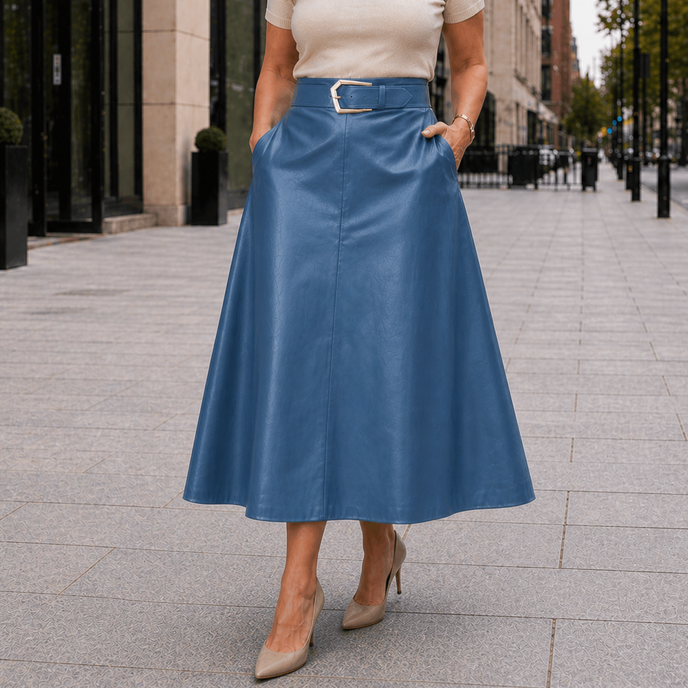 Women's High Waist Maxi Skirt in Regular Fit