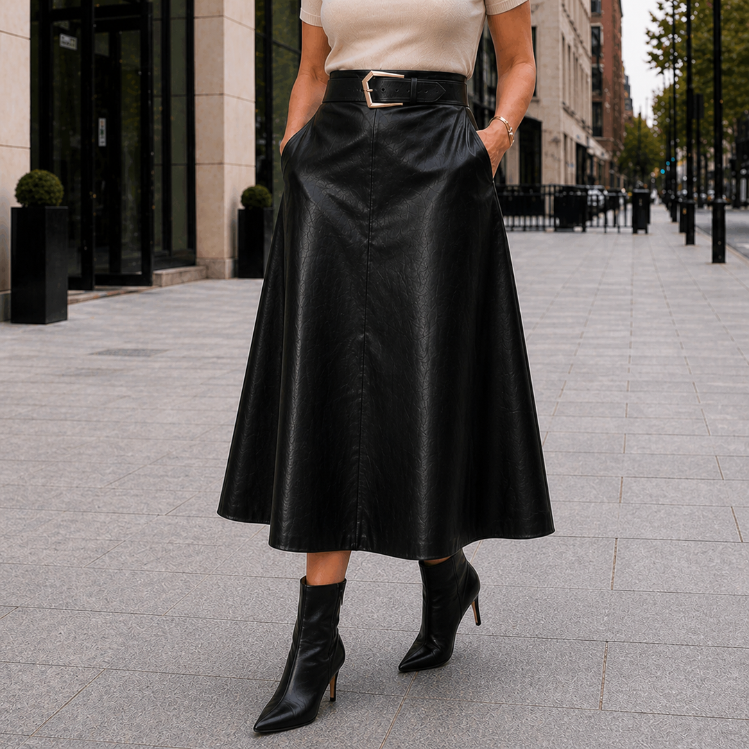 Women's High Waist Maxi Skirt in Regular Fit