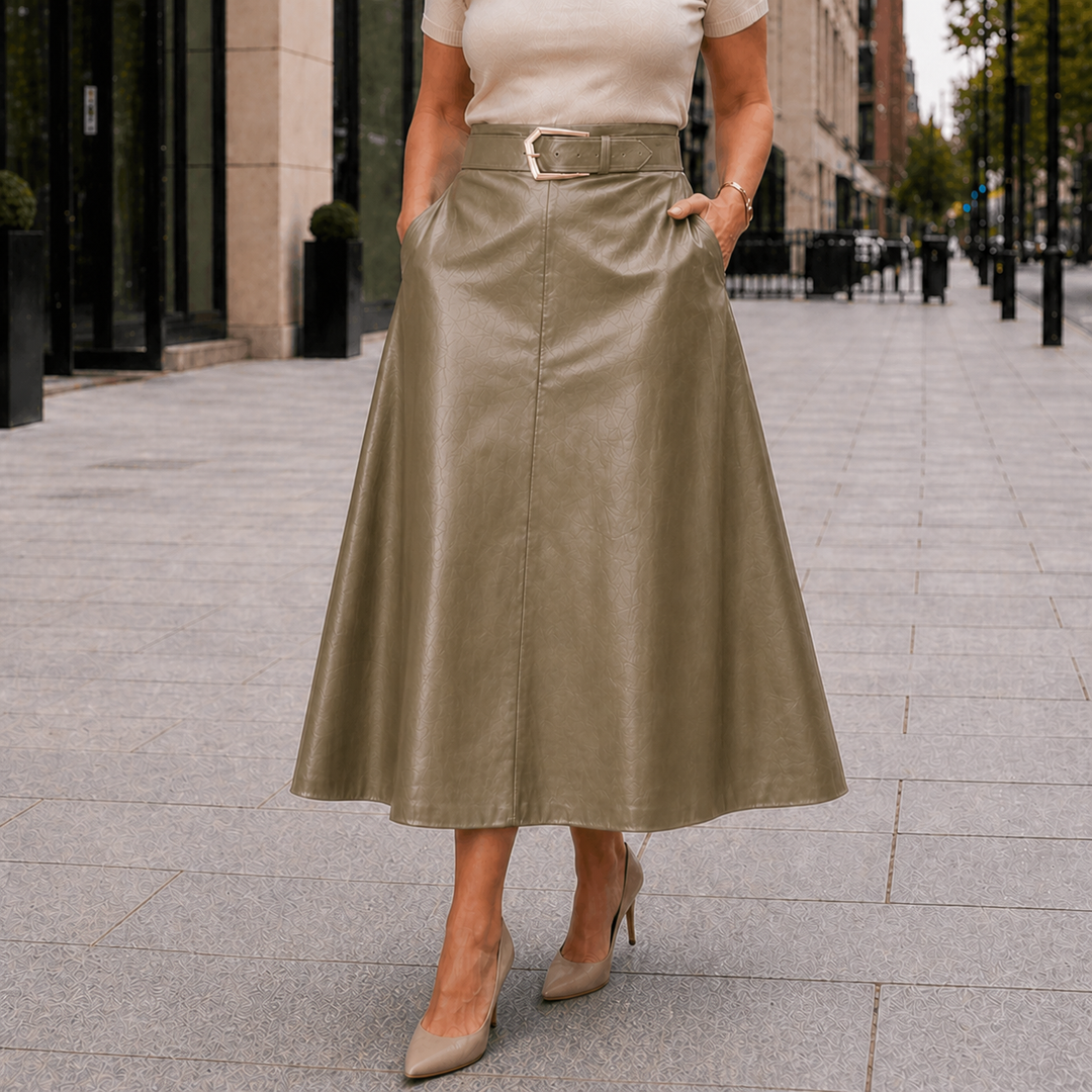 Women's High Waist Maxi Skirt in Regular Fit