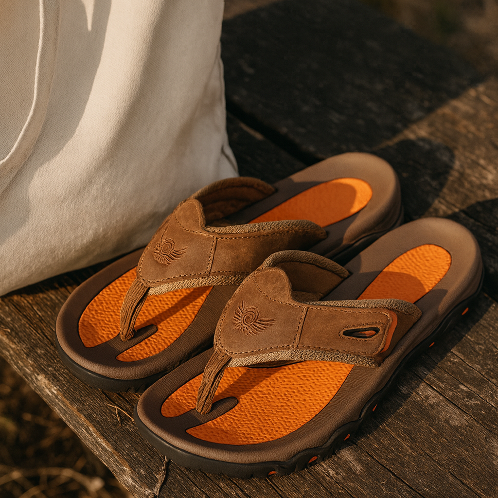 Orthopedic Sandals Men | Ergonomic Cushioned Insole | Flexible Outsole
