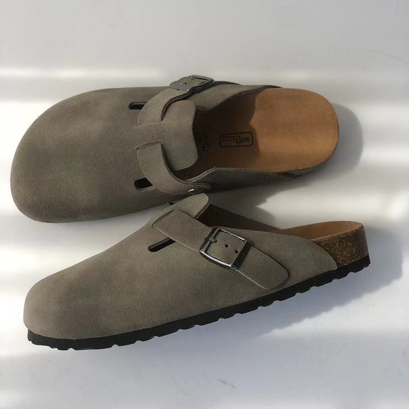 Mens Sandals Slip On Clogs Ergonomic Arch Support Comfort Footbed