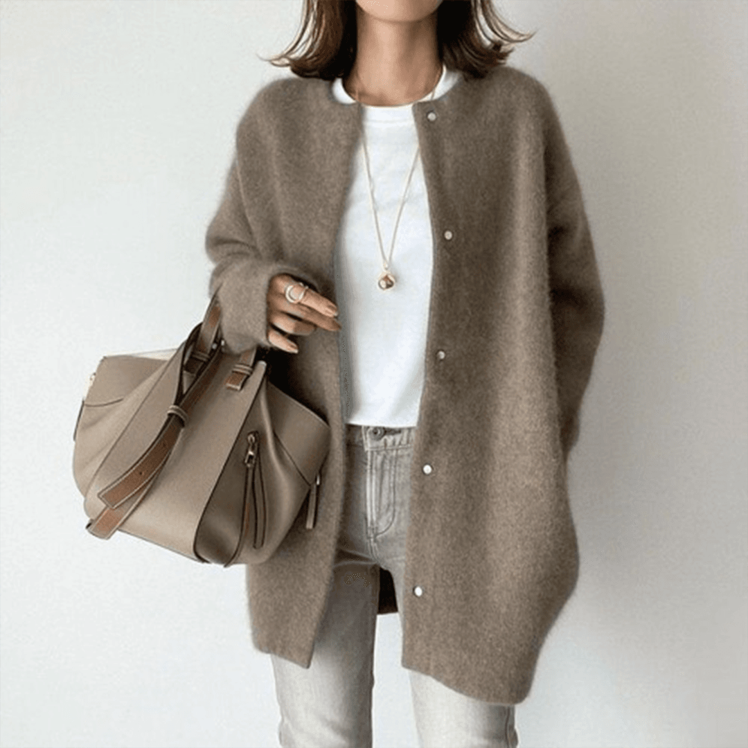 Women's soft cotton cardigan in multiple colours, casual and formal wear