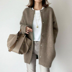Women cotton cardigan long sleeve lightweight open front