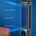 Portable air conditioner 3 speed compact quiet cooling fan for bedroom and office