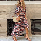 Women's summer dress in floral and ethnic prints, lightweight limited edition S–3XL