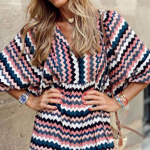 Women's summer dress in floral and ethnic prints, lightweight limited edition S–3XL