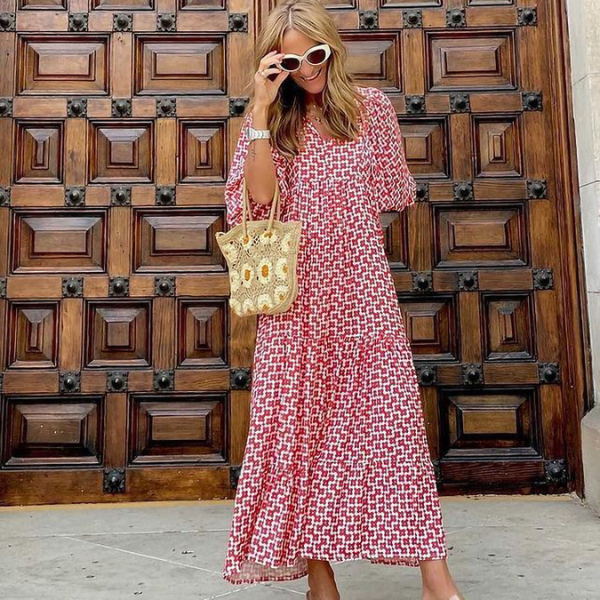 Women's summer dress in floral and ethnic prints, lightweight limited edition S–3XL