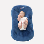 Baby contoured pillow head and neck support for crib or stroller