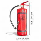 Fire extinguisher mini bar cabinet handmade industrial metal decor, rustic style